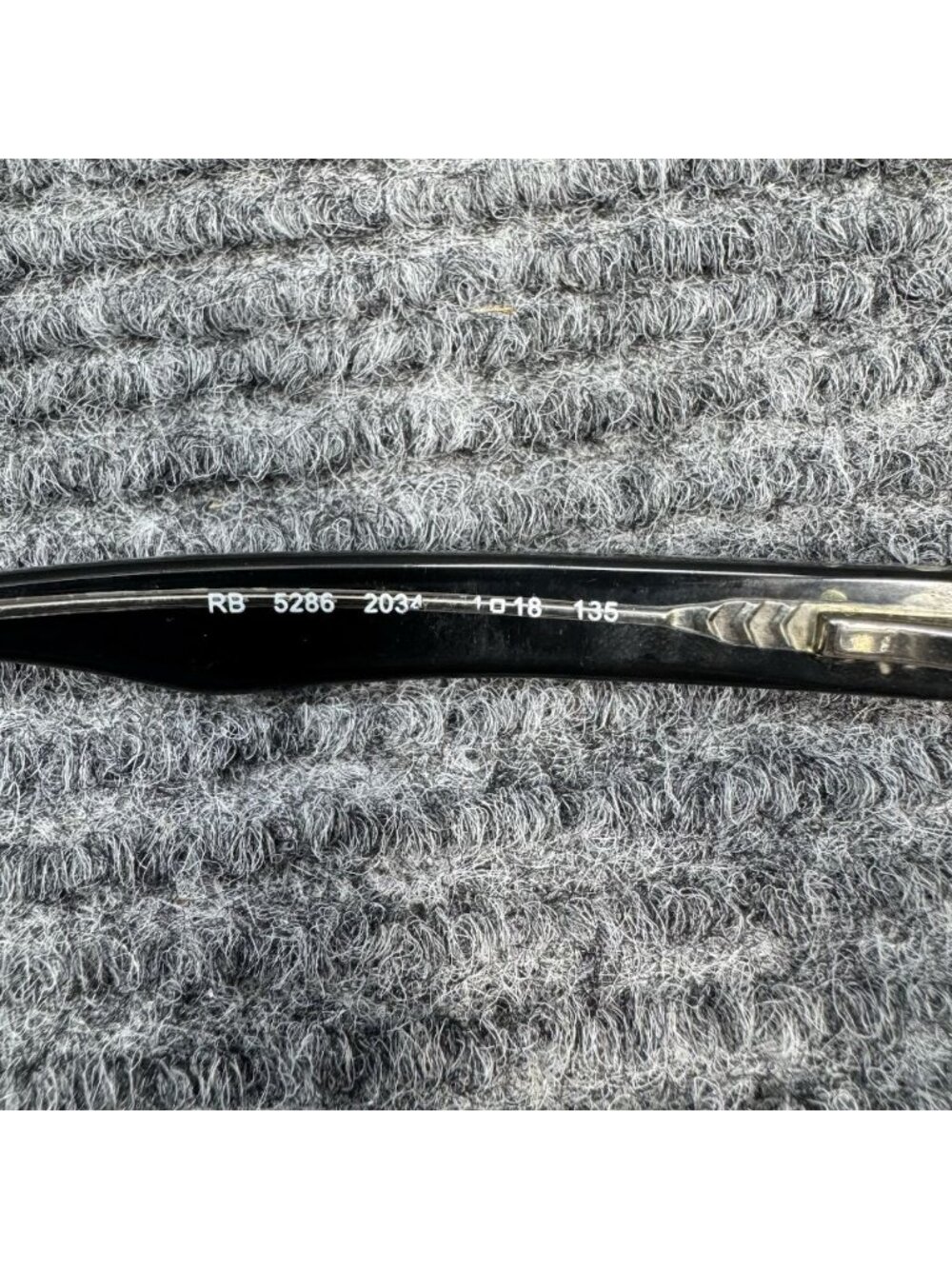 Ray Ban FRAMES ONLY Eyeglasses RB 5286 2034 Black Full Frame 51-18-135 - Picture 12 of 15